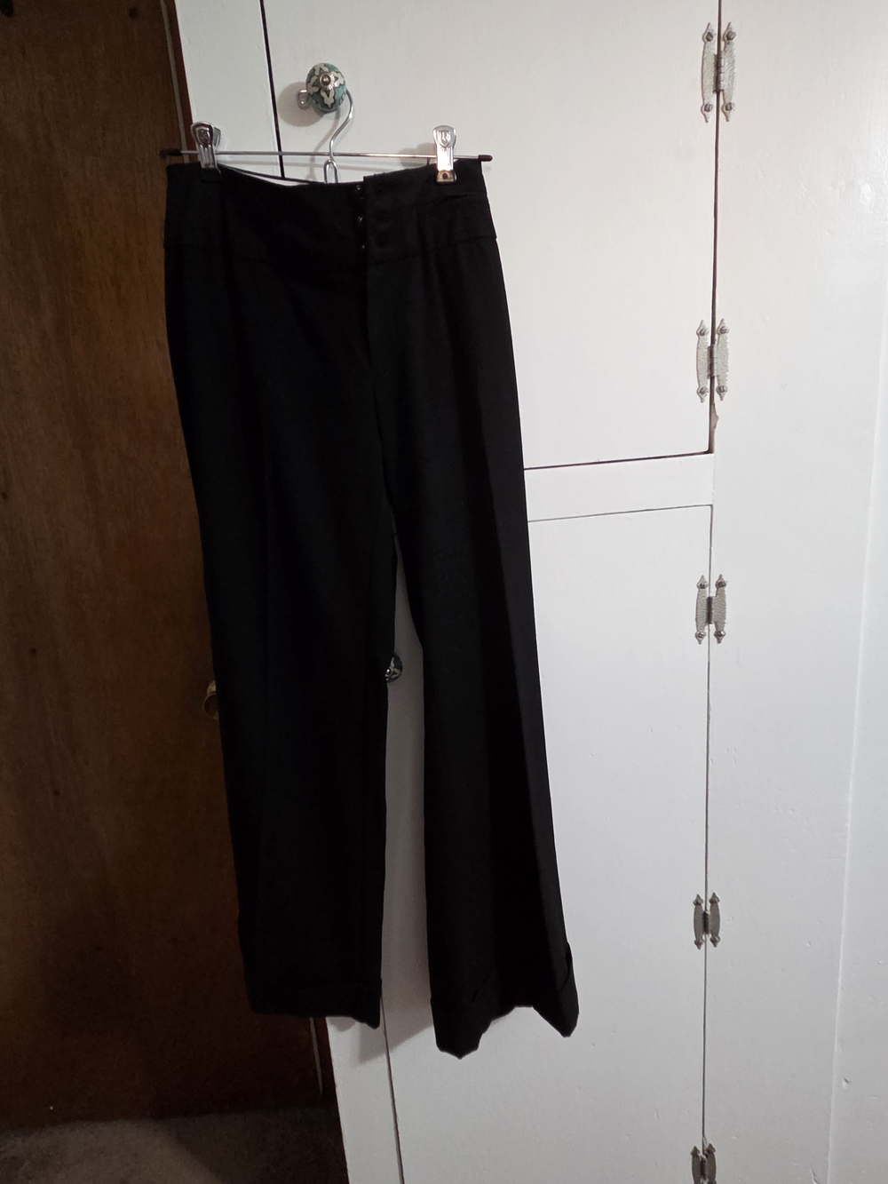Maurices Black Wide-Leg Dress Pants